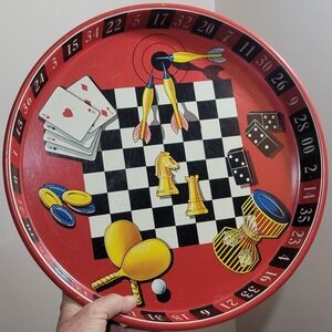 Vintage Waitress Serving Tray